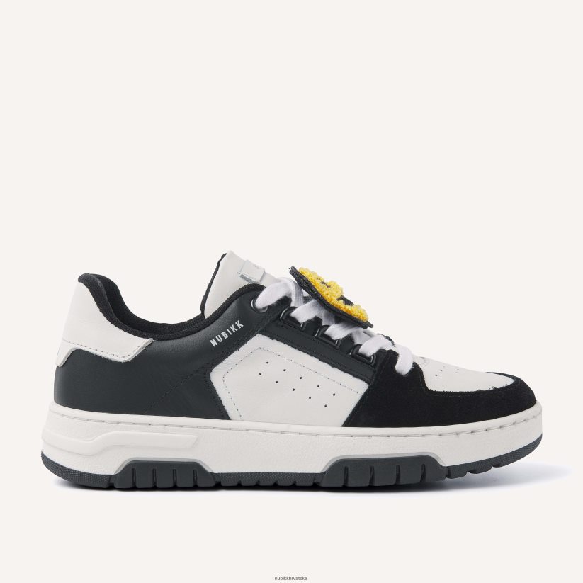 cipele Nubikk basket buxton jr bijele tenisice djeca crno PBP6TP225