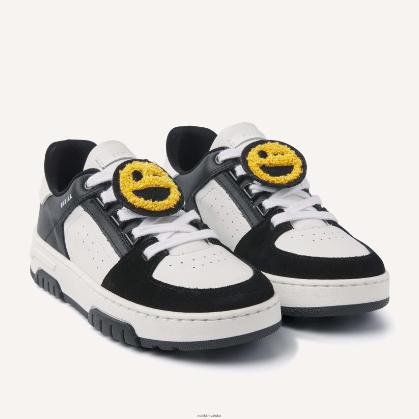 cipele Nubikk basket buxton jr bijele tenisice djeca crno PBP6TP225