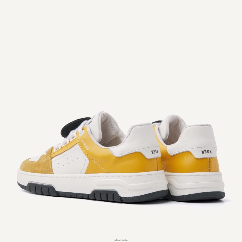 cipele Nubikk basket buxton jr žute tenisice djeca bijela PBP6TP227