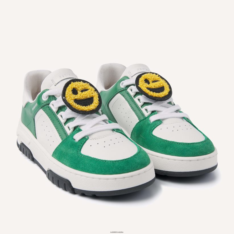 cipele Nubikk basket buxton jr zelene tenisice djeca bijela PBP6TP226