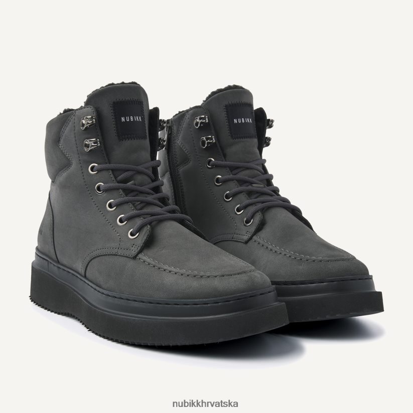 cipele Nubikk jonah polarne krznene čizme muškarci tamno siva PBP6TP1