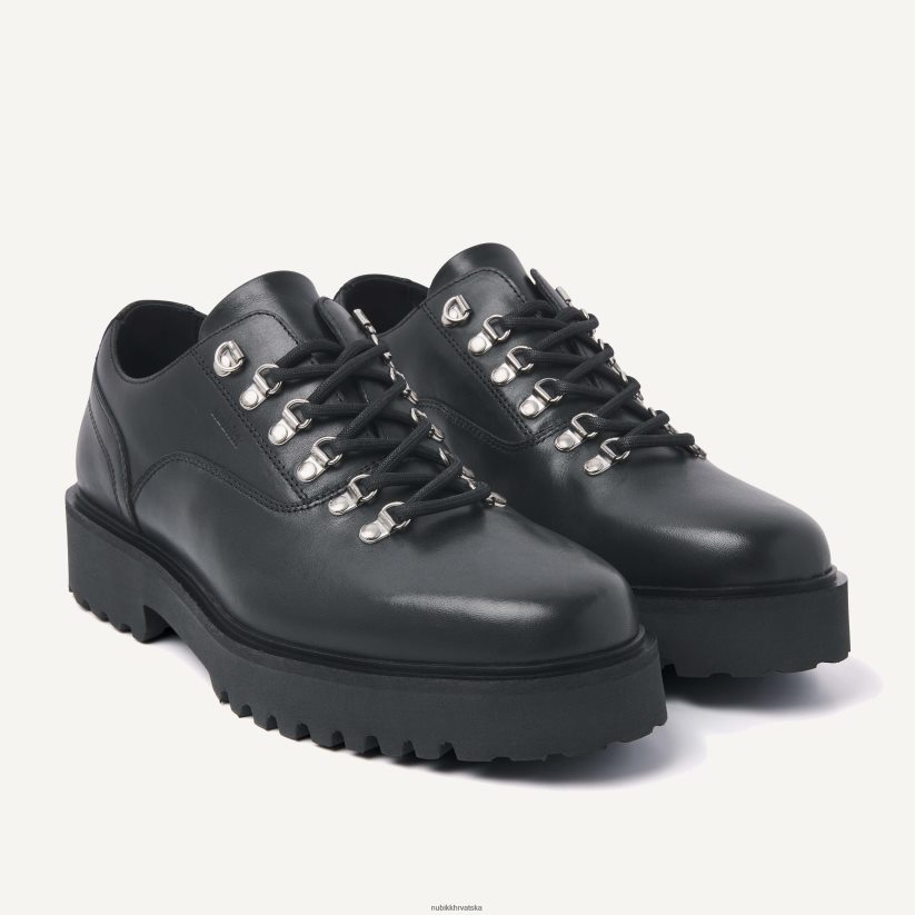 cipele Nubikk cipele za derbi logan vince muškarci crno PBP6TP72