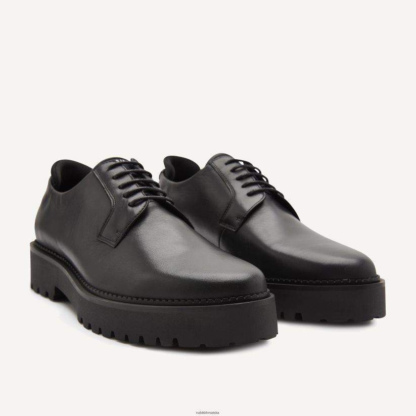 cipele Nubikk logan ivy derbi cipele muškarci crno PBP6TP73