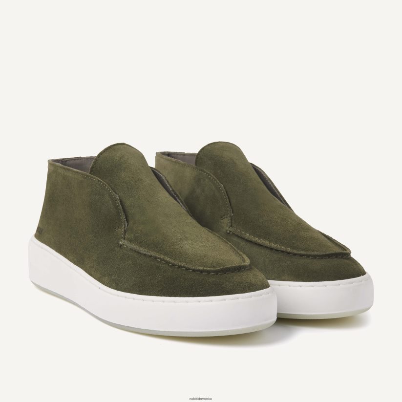 cipele Nubikk jiro suo srednje mokasinke muškarci zelena PBP6TP67