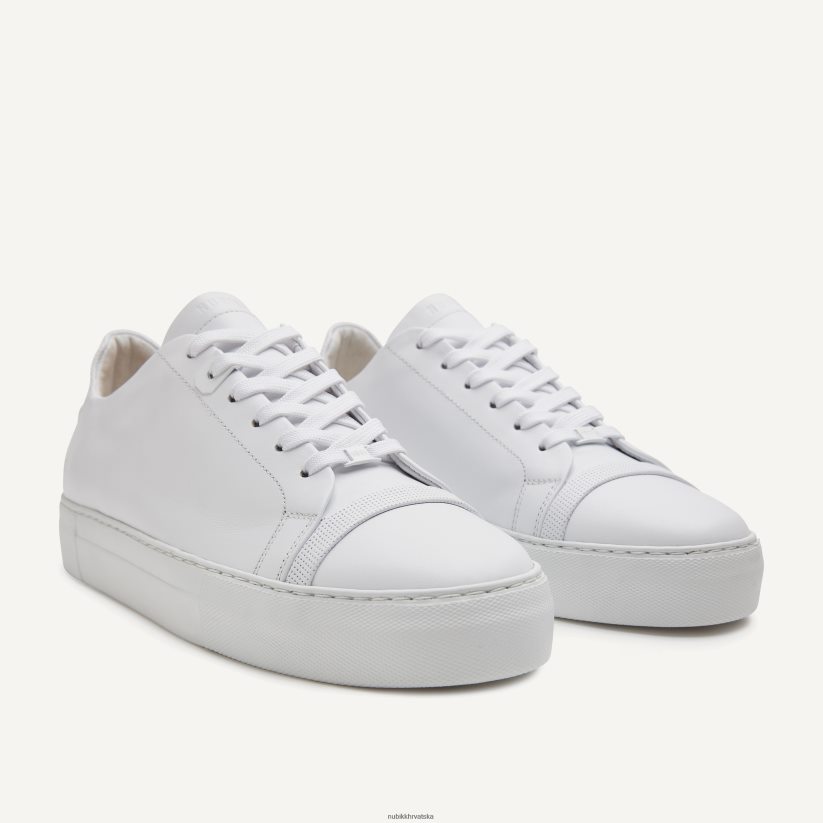 cipele Nubikk jagger aspen tenisice muškarci bijela PBP6TP48