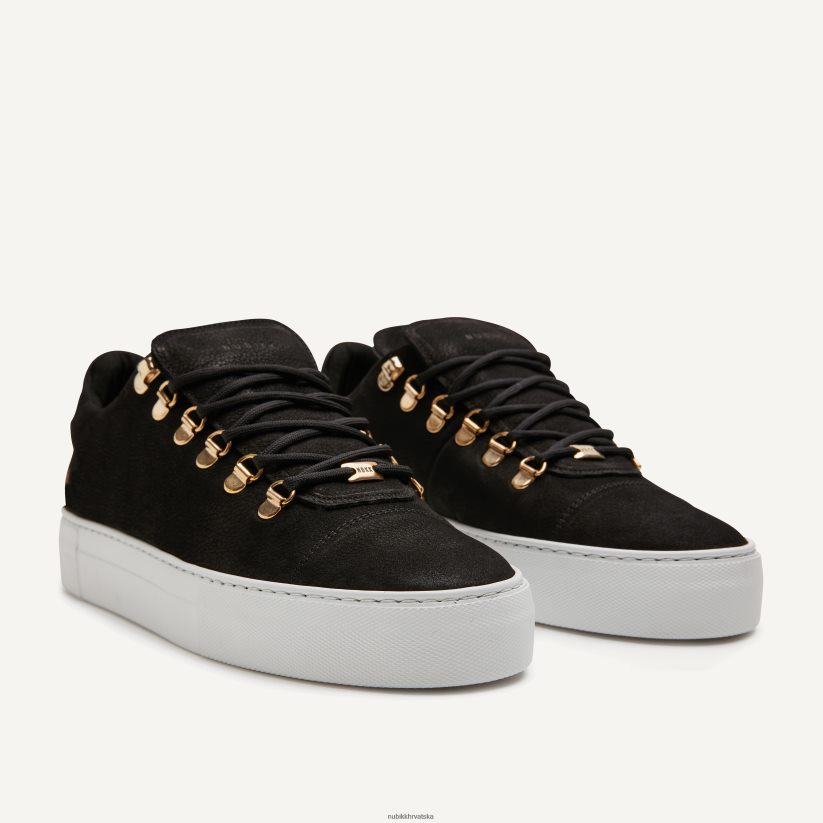 cipele Nubikk jagger klasične svježe tenisice muškarci crno PBP6TP50