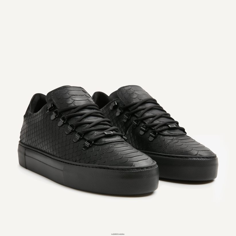 cipele Nubikk jagger piton tenisice muškarci crno PBP6TP54