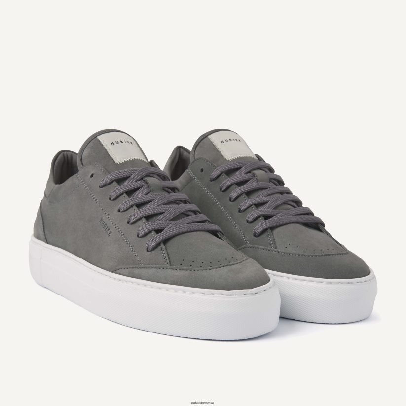 cipele Nubikk jagger tora tenisice muškarci tamno siva PBP6TP45
