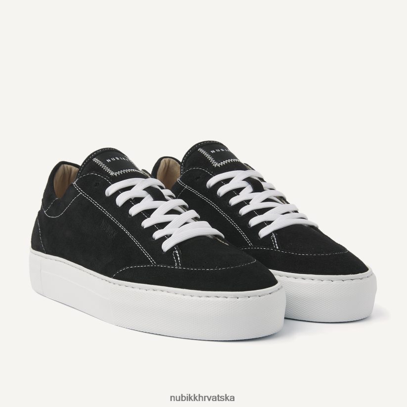 cipele Nubikk jagger tora tenisice od antilopa muškarci crno PBP6TP44