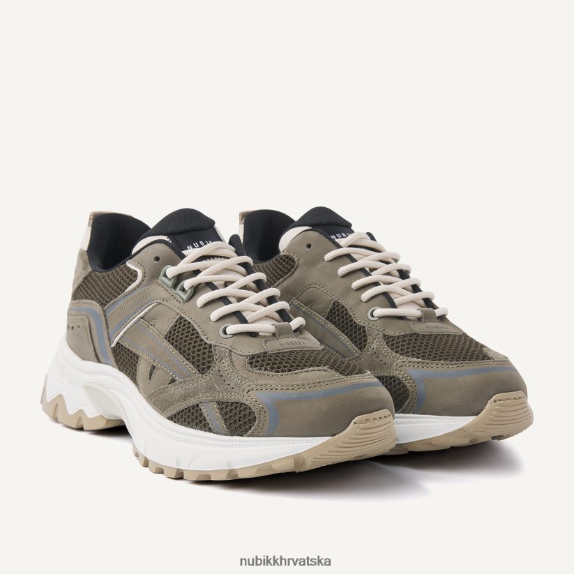 cipele Nubikk ross nomad tenisice muškarci zelena PBP6TP37