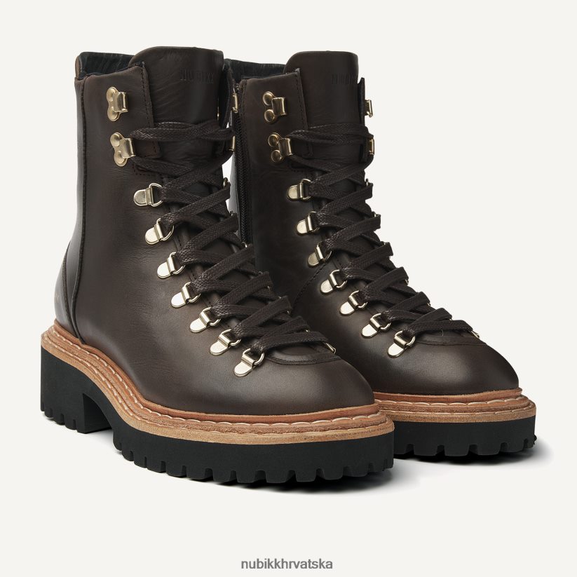 cipele Nubikk Frankie planinske čizme žene smeđa PBP6TP97