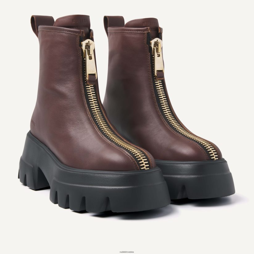 cipele Nubikk flore farai čizme žene smeđa PBP6TP171