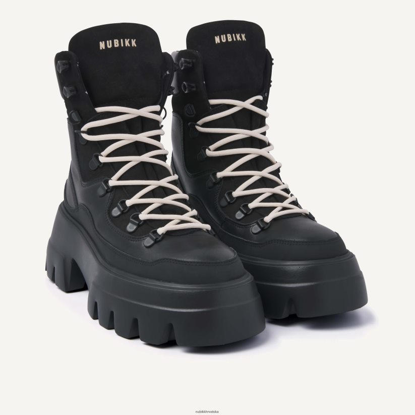 cipele Nubikk flore montagne čizme žene crno PBP6TP167