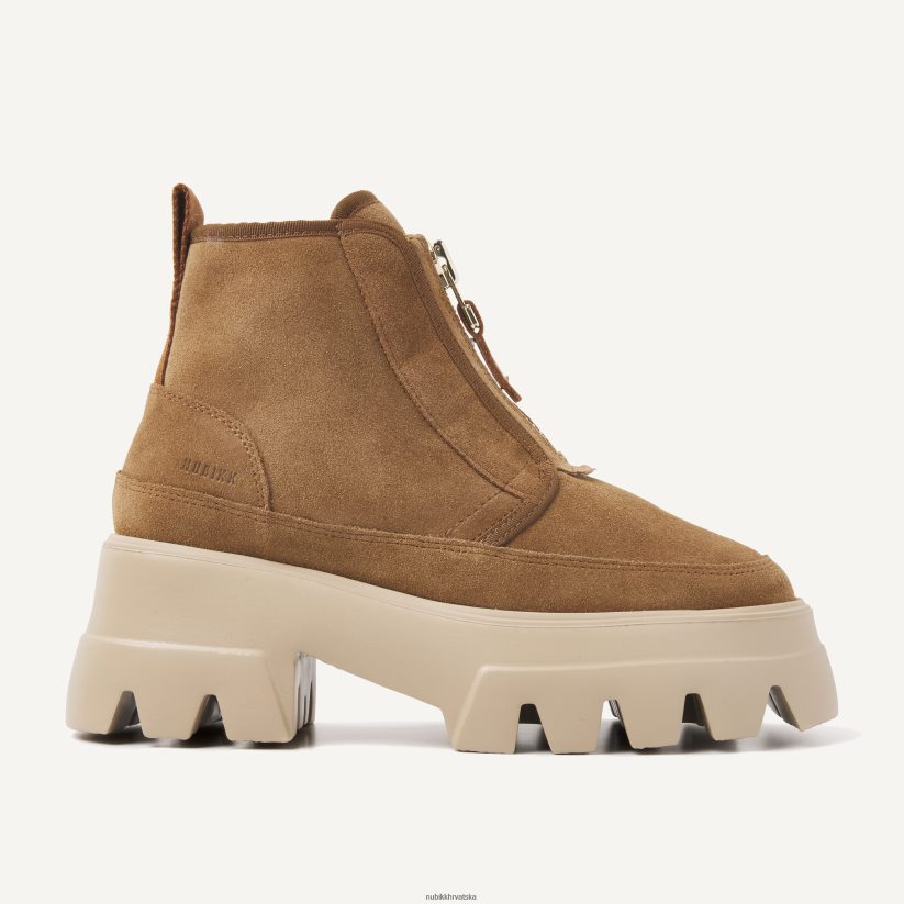 cipele Nubikk flore rock krznene gležnjače žene konjak PBP6TP174