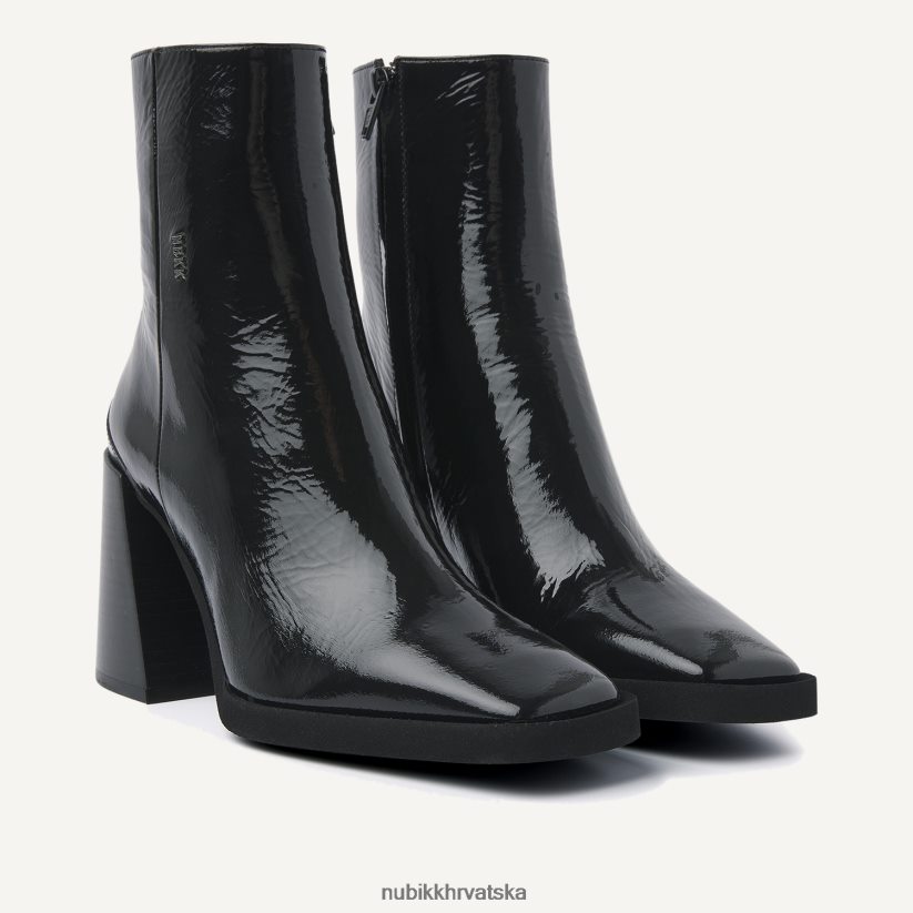 cipele Nubikk lana pilar ii lakirane čizme žene crno PBP6TP89