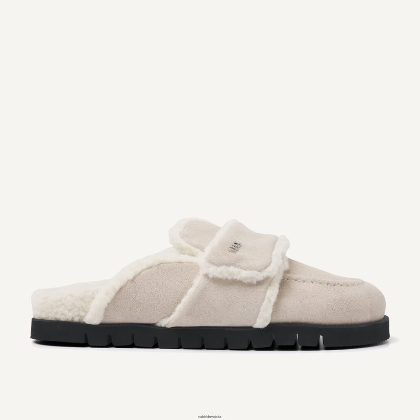 cipele Nubikk plišane krznene antilop papuče žene bež PBP6TP101