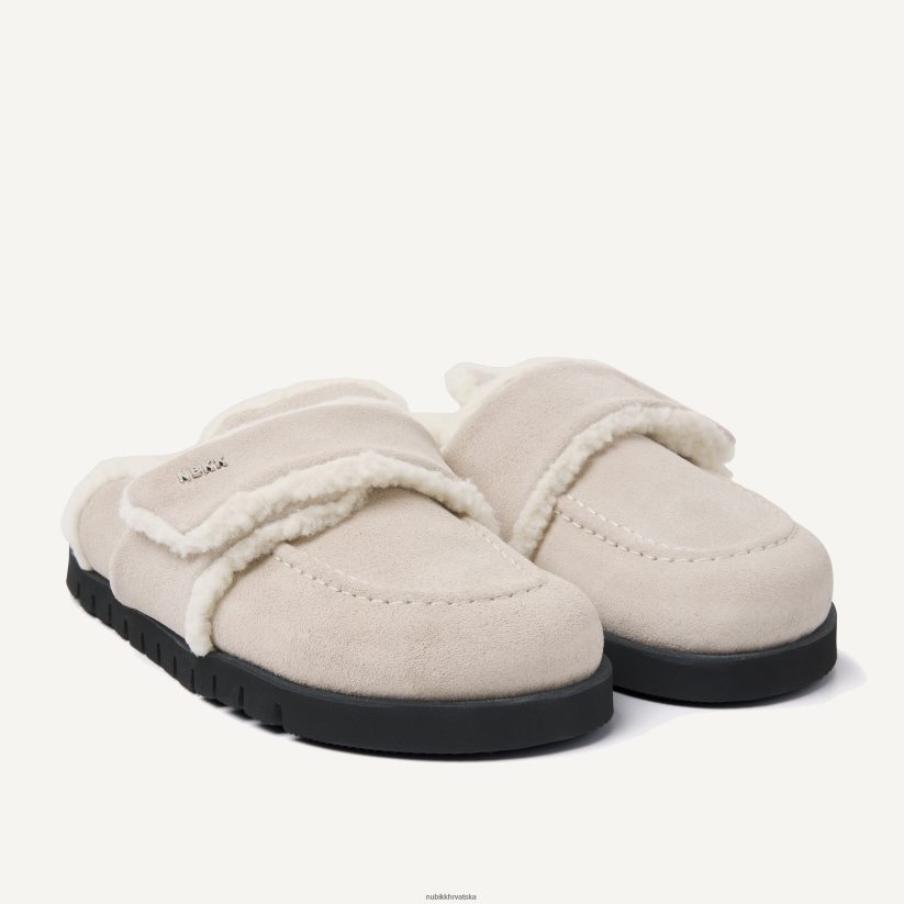 cipele Nubikk plišane krznene antilop papuče žene bež PBP6TP101