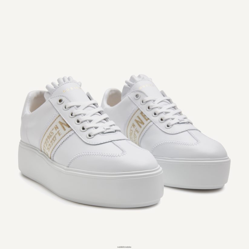 cipele Nubikk elise gps tenisice žene bijela PBP6TP135