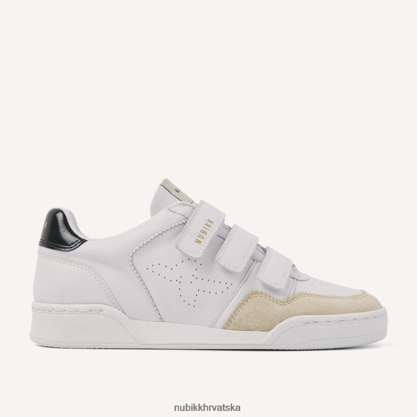 cipele Nubikk tenisice s remenčićima borovnice žene bež PBP6TP110