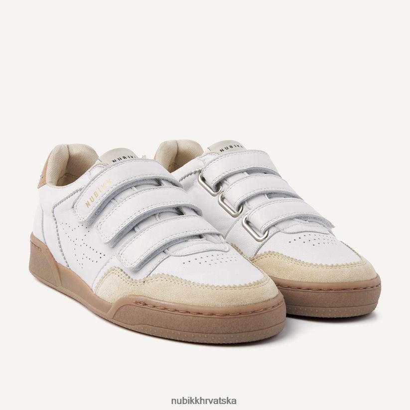 cipele Nubikk tenisice s remenčićima borovnice žene bijela PBP6TP109