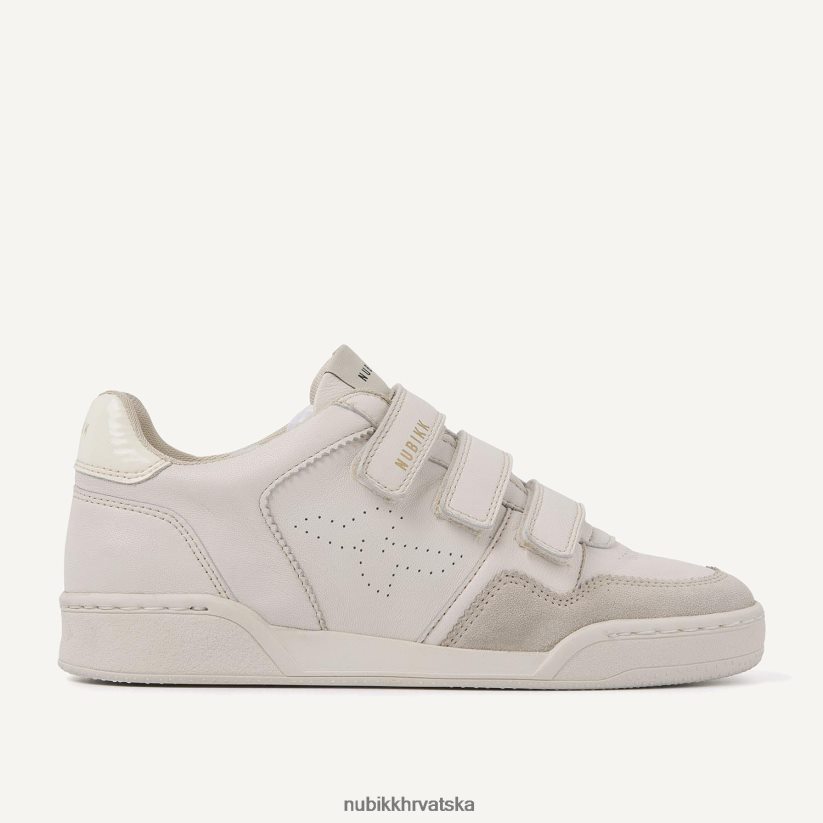 cipele Nubikk tenisice s remenčićima borovnice žene prljavo bijelo PBP6TP111