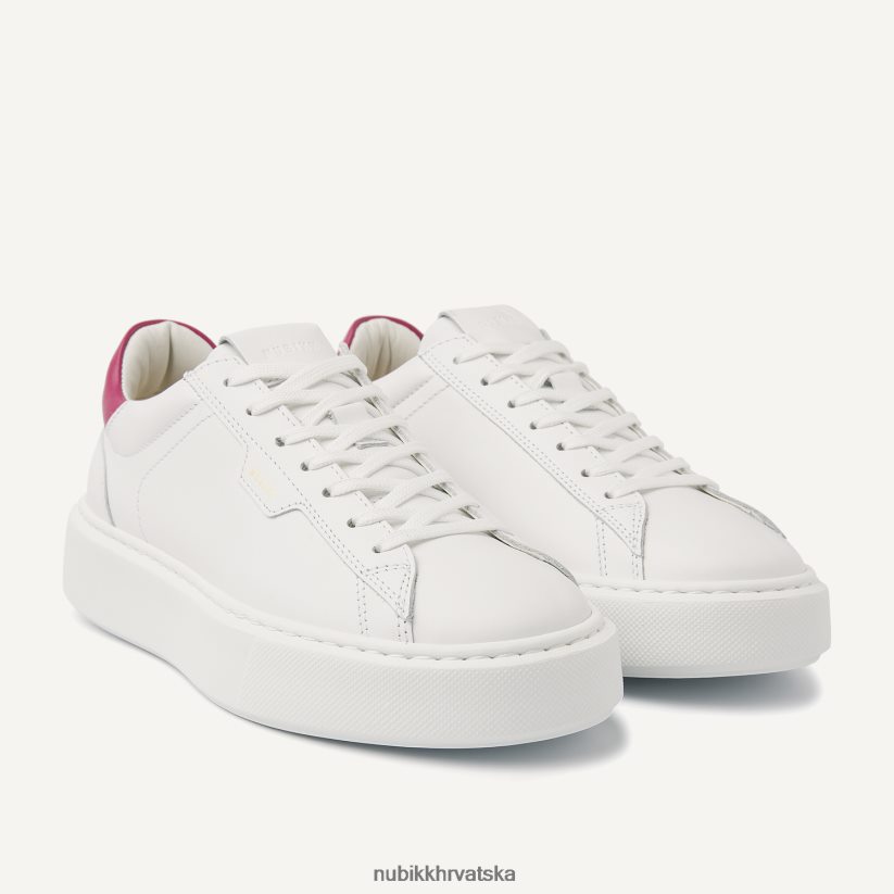 cipele Nubikk vince tora tenisice žene bijelo ružičasto PBP6TP105