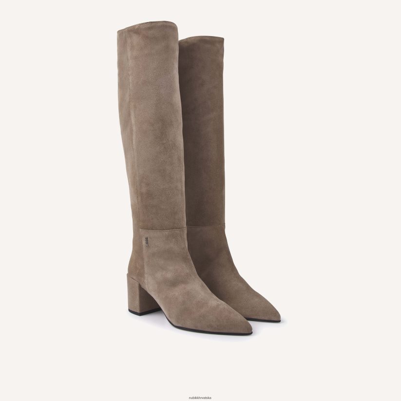 cipele Nubikk isa bella čizme od brušene kože žene tupe PBP6TP194