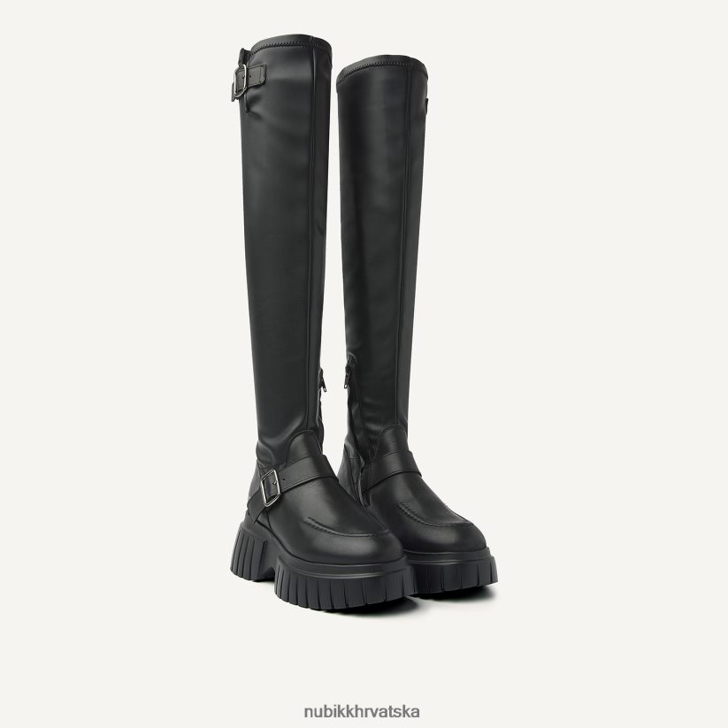 cipele Nubikk miley eiffel visoke čizme žene crno PBP6TP197